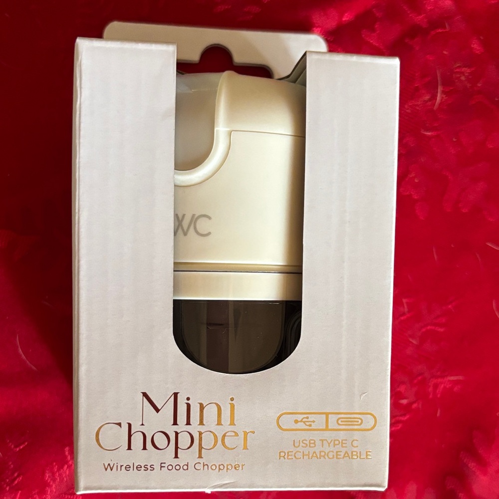 Mini Chopper Wireless Food Chopper - Cream